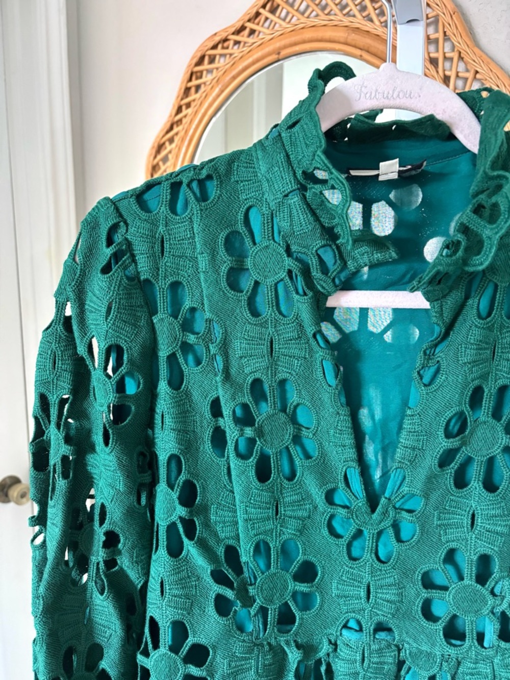 Tuckernuck / Green Lace Palmerston Dress - Picture 6 of 9